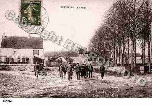 Ville de BRASSEUSE, carte postale ancienne