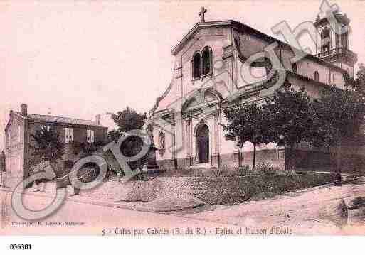 Ville de CABRIES, carte postale ancienne