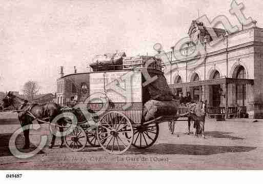 Ville de CAEN, carte postale ancienne