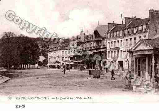 Ville de CAUDEBECENCAUX, carte postale ancienne