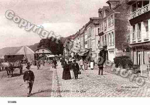 Ville de CAUDEBECENCAUX, carte postale ancienne