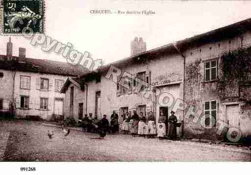 Ville de CERVILLE, carte postale ancienne