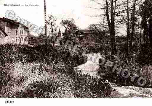 Ville de CHAMBORET, carte postale ancienne