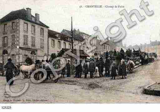 Ville de CHANTELLE, carte postale ancienne