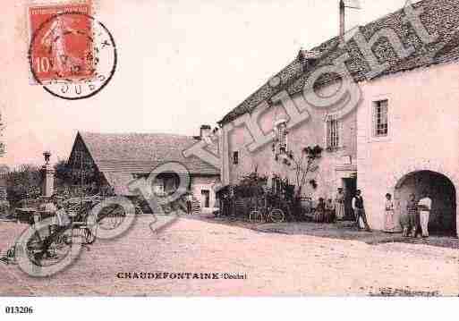 Ville de CHAUDEFONTAINE, carte postale ancienne Ville de CHAUDEFONTAINE, carte postale ancienne