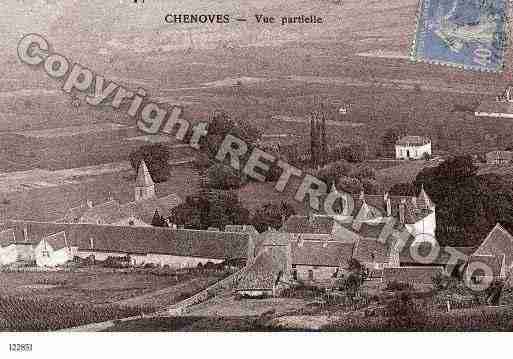 Ville de CHENOVES, carte postale ancienne