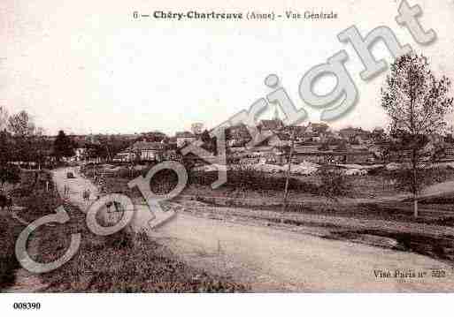 Ville de CHERYCHARTREUVE, carte postale ancienne