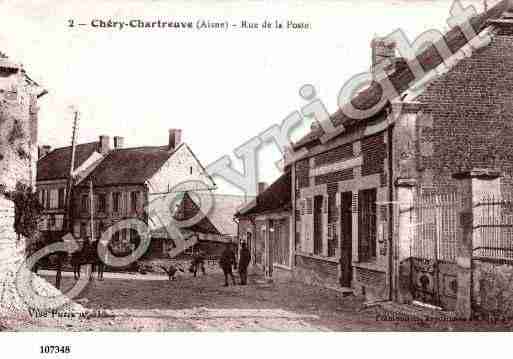 Ville de CHERYCHARTREUVE, carte postale ancienne