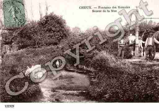 Ville de CHEUX, carte postale ancienne