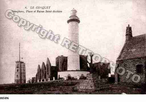 Ville de CONQUET(LE), carte postale ancienne