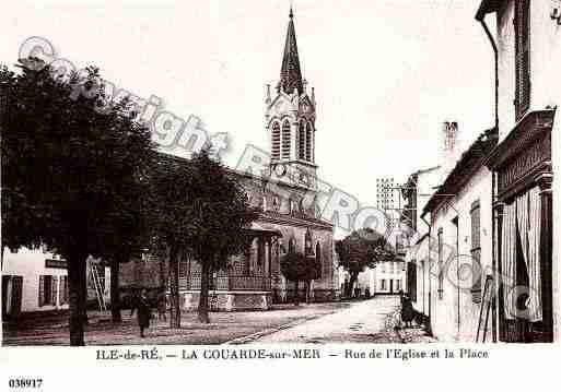 Ville de COUARDESURMER(LA), carte postale ancienne