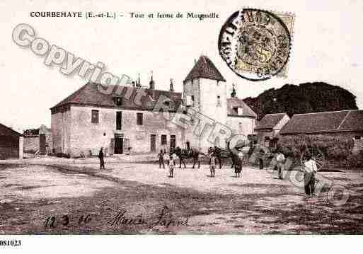 Ville de COURBEHAYE, carte postale ancienne
