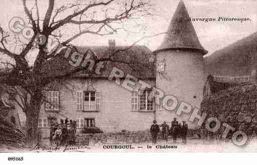 Ville de COURGOUL, carte postale ancienne