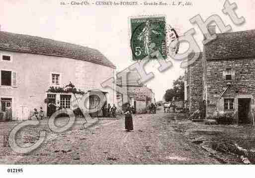 Ville de CUSSEYLESFORGES, carte postale ancienne