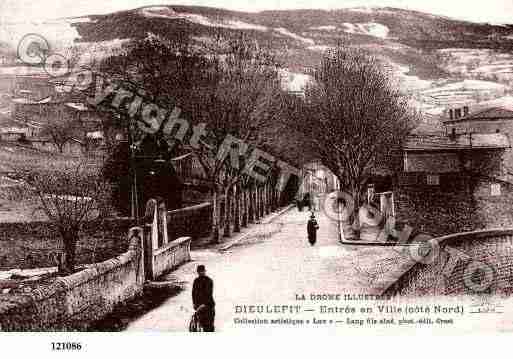 Ville de DIEULEFIT, carte postale ancienne