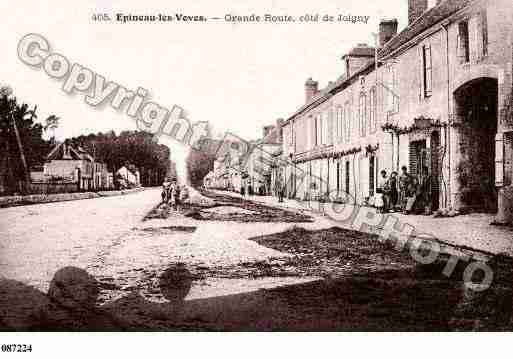 Ville de EPINEAULESVOVES, carte postale ancienne