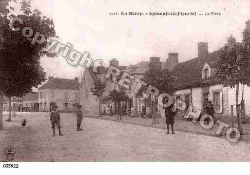 Ville de EPINEUILLEFLEURIEL, carte postale ancienne