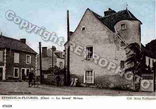 Ville de EPINEUILLEFLEURIEL, carte postale ancienne