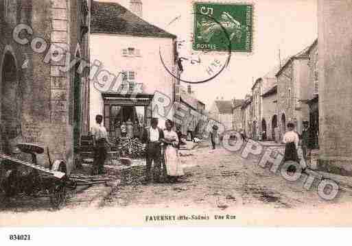 Ville de FAVERNEY, carte postale ancienne