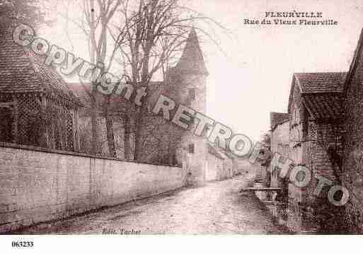 Ville de FLEURVILLE, carte postale ancienne