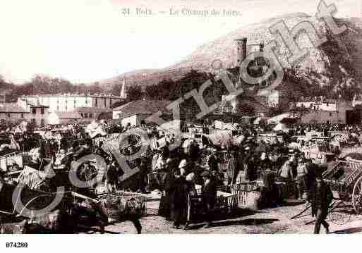 Ville de FOIX, carte postale ancienne