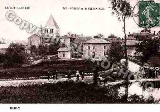 Ville de GORSES, carte postale ancienne Ville de GORSES, carte postale ancienne