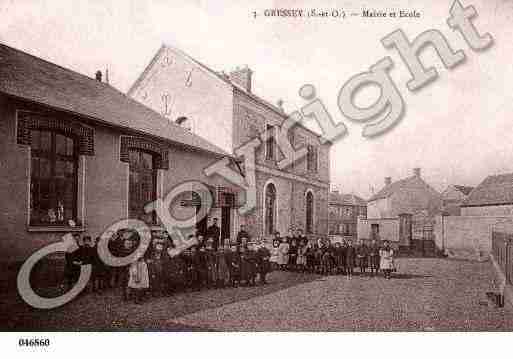 Ville de GRESSEY, carte postale ancienne