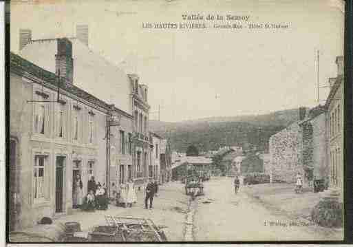 Ville de HAUTESRIVIERES(LES), carte postale ancienne