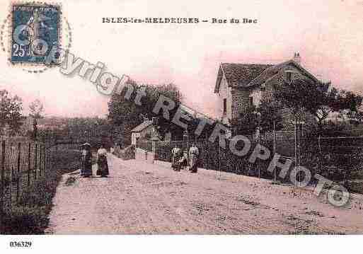 Ville de ISLESLESMELDEUSES, carte postale ancienne