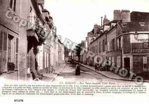 Ville de JOIGNY, carte postale ancienne