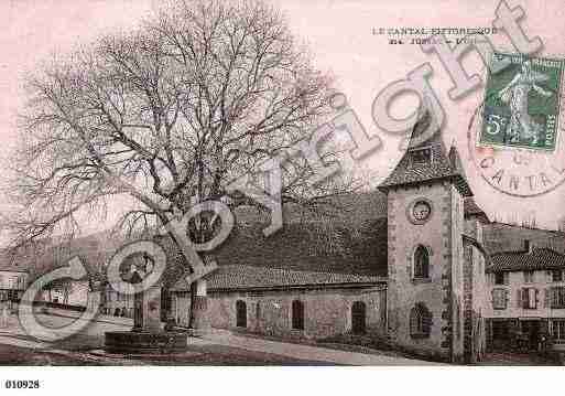 Ville de JUSSAC, carte postale ancienne