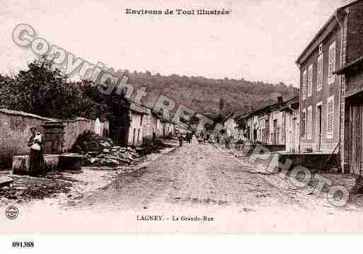 Ville de LAGNEY, carte postale ancienne