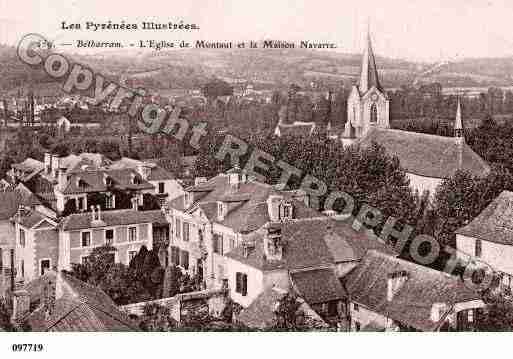 Ville de LESTELLEBETHARRAM, carte postale ancienne