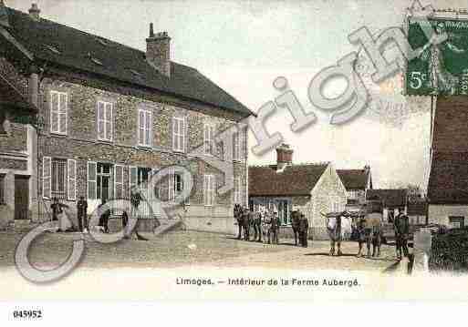 Ville de LIMOGESFOURCHES, carte postale ancienne