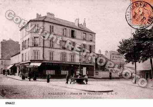 Ville de MALAKOFF, carte postale ancienne