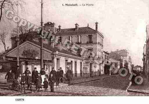 Ville de MALAKOFF, carte postale ancienne