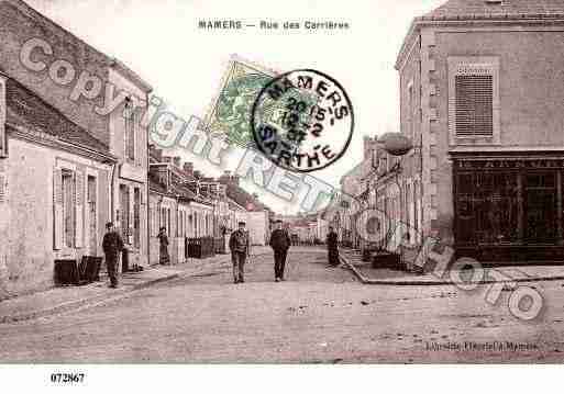 Ville de MAMERS, carte postale ancienne