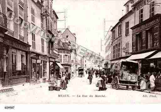 Ville de MEAUX, carte postale ancienne