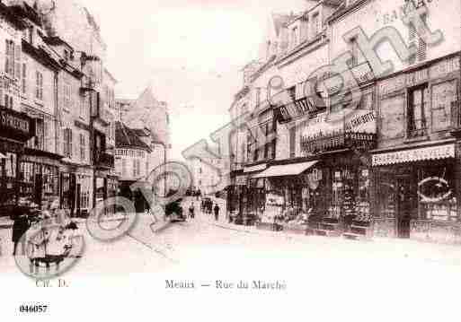 Ville de MEAUX, carte postale ancienne