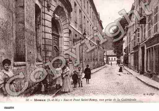 Ville de MEAUX, carte postale ancienne