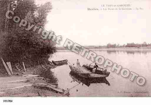 Ville de MERLES, carte postale ancienne