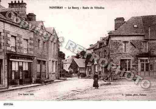 Ville de MONTBRAY, carte postale ancienne