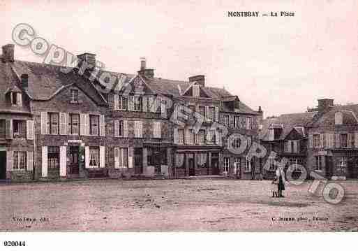 Ville de MONTBRAY, carte postale ancienne