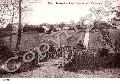 Ville de MONTCHAUVET, carte postale ancienne Ville de MONTCHAUVET, carte postale ancienne