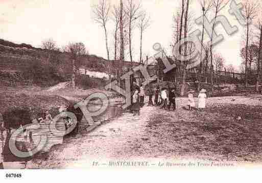 Ville de MONTCHAUVET, carte postale ancienne