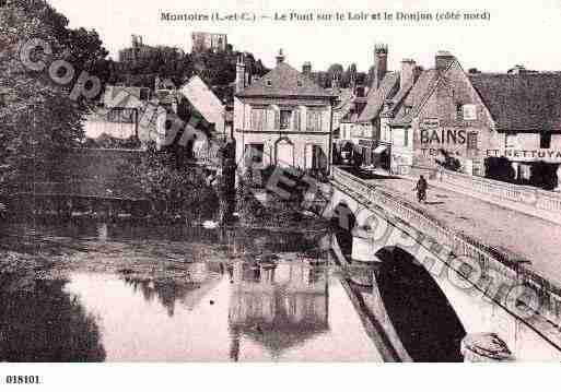 Ville de MONTOIRESURLELOIR, carte postale ancienne