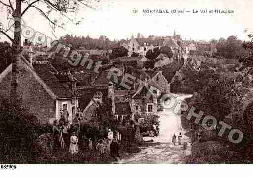 Ville de MORTAGNEAUPERCHE, carte postale ancienne