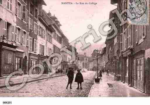 Ville de NANTUA, carte postale ancienne