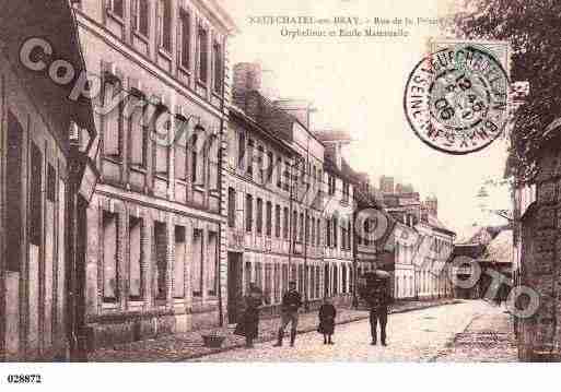 Ville de NEUFCHATELENBRAY, carte postale ancienne