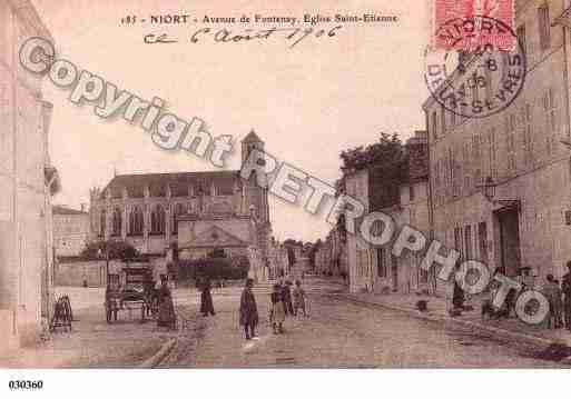 Ville de NIORT, carte postale ancienne